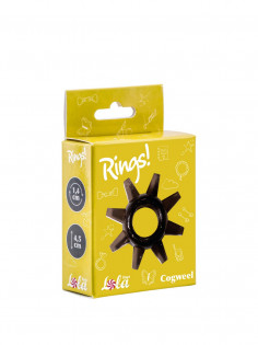 Эрекционное кольцо Lola Games - Rings - Cogweel black 0114-91Lola | LOVESTORE