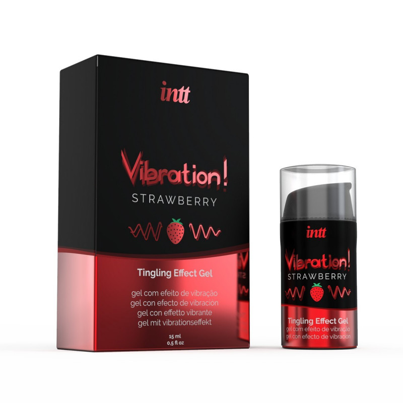 Возбуждающий гель Intt - Vibration Strawberry 15мл VIB0001