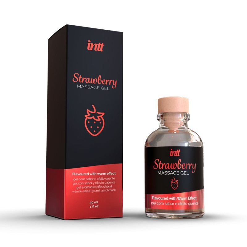 Гель для оральных ласк и массажа Intt - Strawberry 30мл MG0007