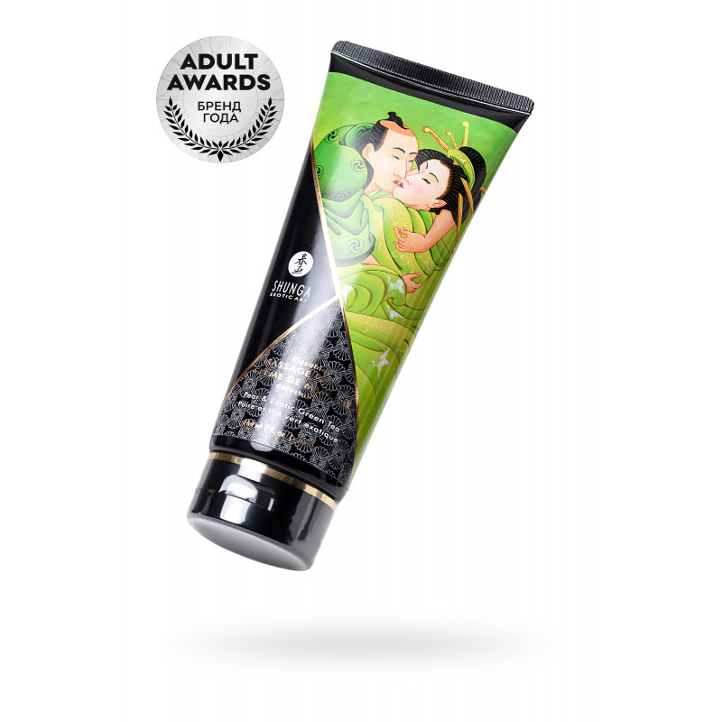 Крем Shunga Kissable Massage Cream Pear & Exotic Green Tea 200мл 4111 SG