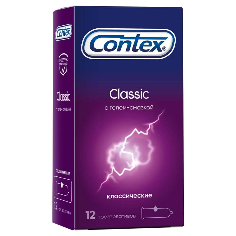 Презерватив CONTEX №12 Classic (силикон. смазка)