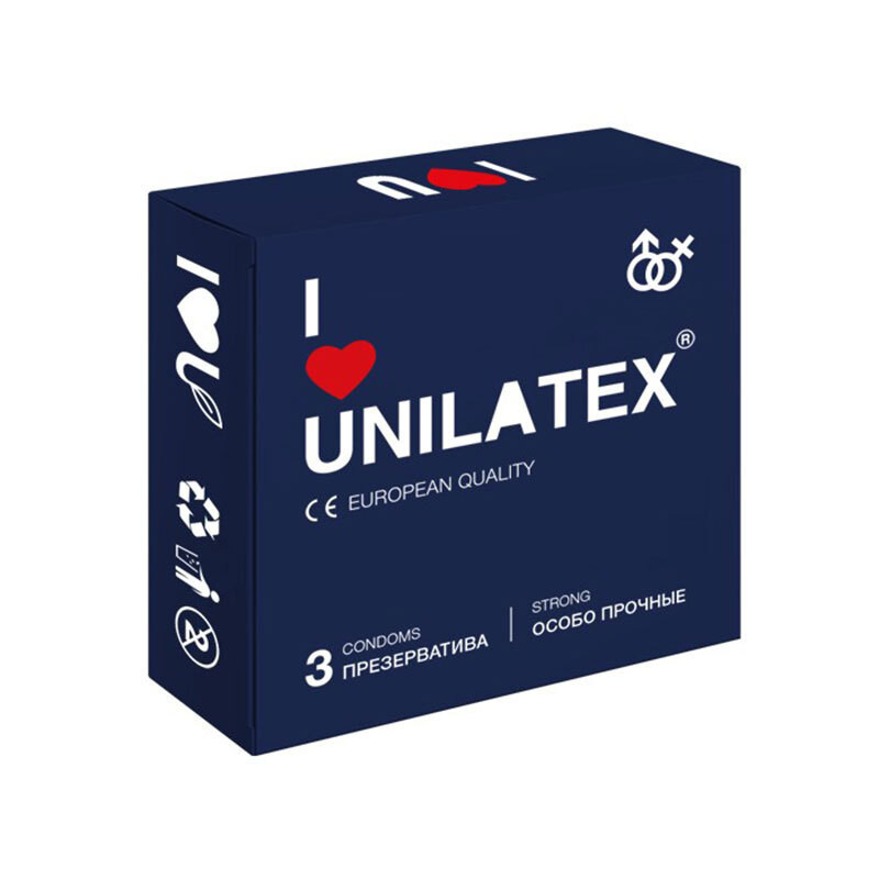 Презерватив Unilatex Extra strong (особо прочные) №3