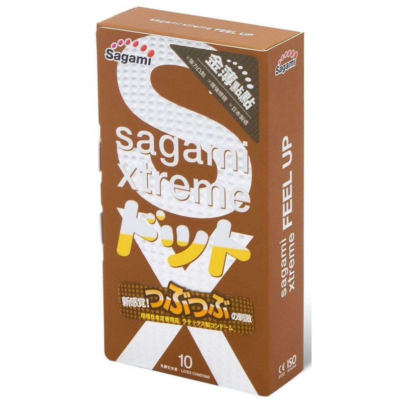 Презервативы SAGAMI Xtreme Dots Type Feel UP №10