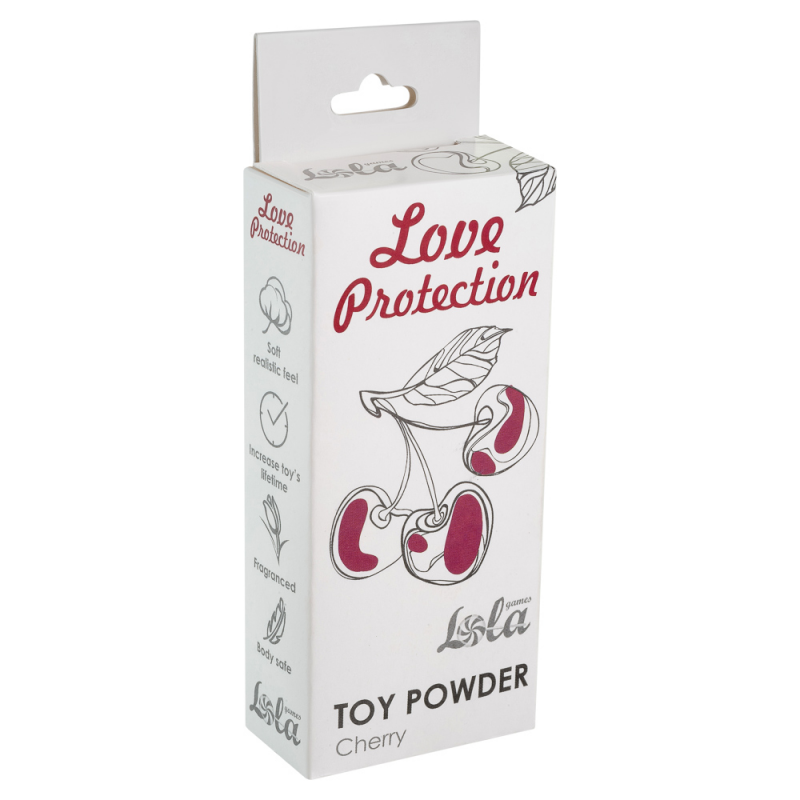 Пудра для игрушек ароматизированная Love Protection Вишня 15г 1821-00Lola