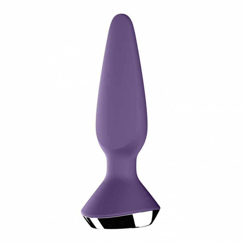 Анальная Пробка с Вибрацией Satisfyer Plug-ilicious 1 Connect App purple 003221SA