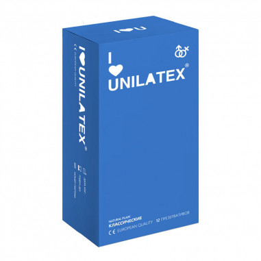 Презерватив Unilatex Natural Plain гладкие классические №15