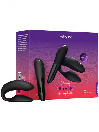 Набор вибраторов для пар We-Vibe 15 Year Anniversary Collection: Tango X + Sync 2 SN901SG9