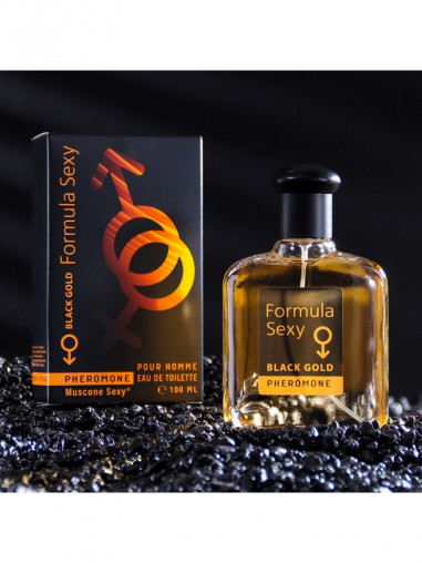 Парфюмерная вода мужская с феромонами Formula Sexy Black Gold (Аромат 1 Million - P.Rabanne) 100мл 9148603