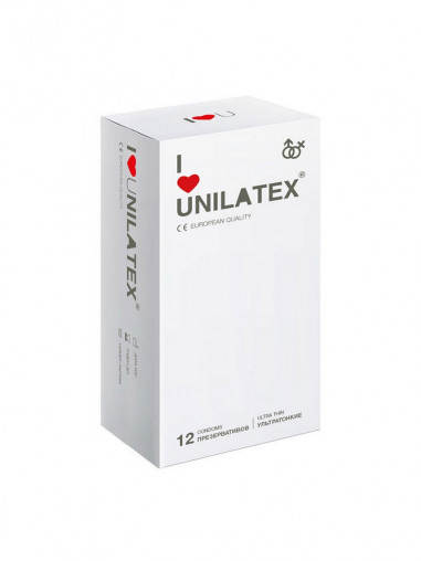 Презерватив Unilatex Natural Ultrathin ультратонкие №12