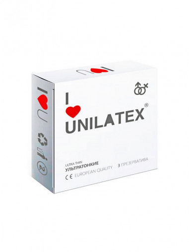 Презерватив Unilatex Natural Ultrathin ультратонкие №3