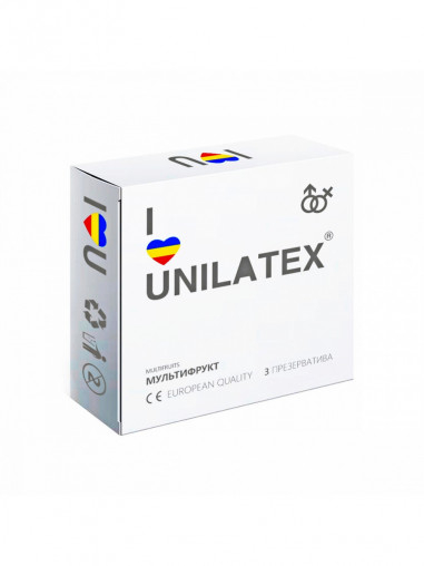 Презерватив Unilatex Multifrutis ароматизированные №3