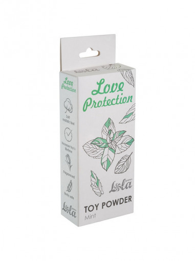 Пудра для игрушек ароматизированная Love Protection Мята 15г 1823-00Lola