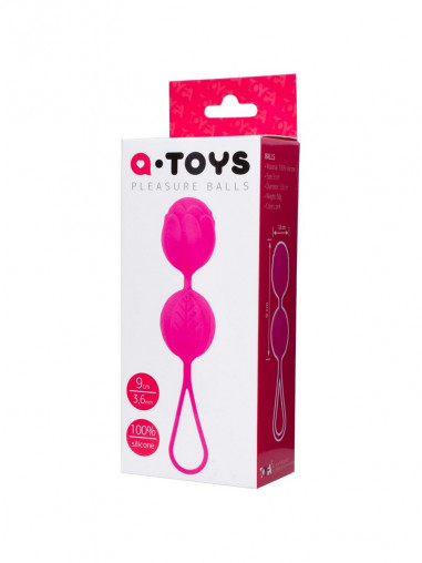 Шарики вагинальные A-Toys Pleasure 9,0x3,5см 68г (арт. 764001)