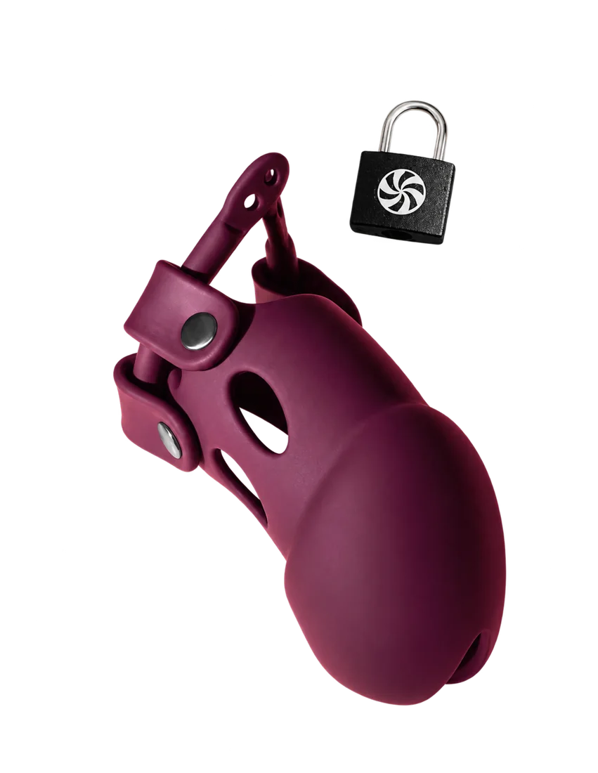 Пояс верности Lola Games Vanilla Guard Wine Red с замком