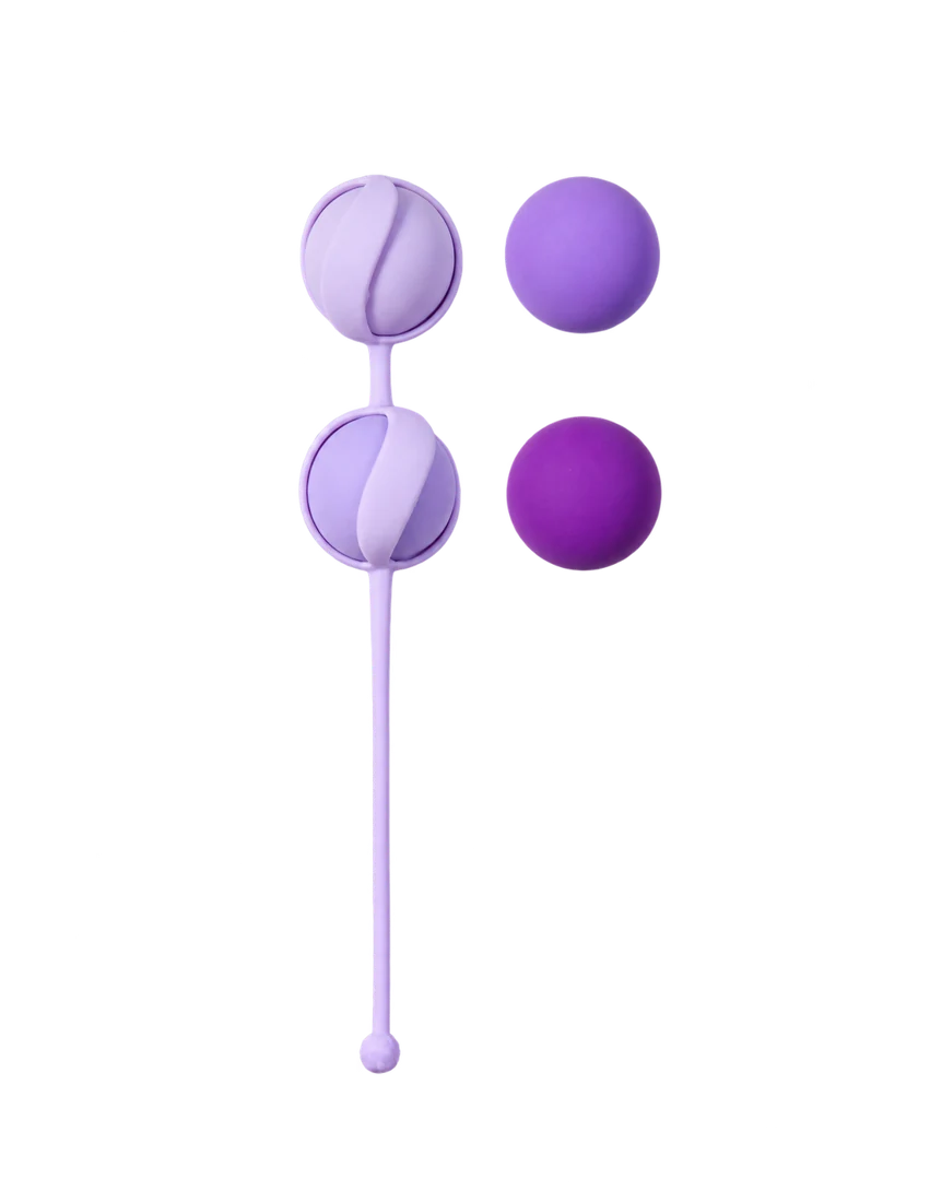 Набор вагинальных шариков Lola Games Valkyrie Purple 3013-03lola с силиконовым чехлом